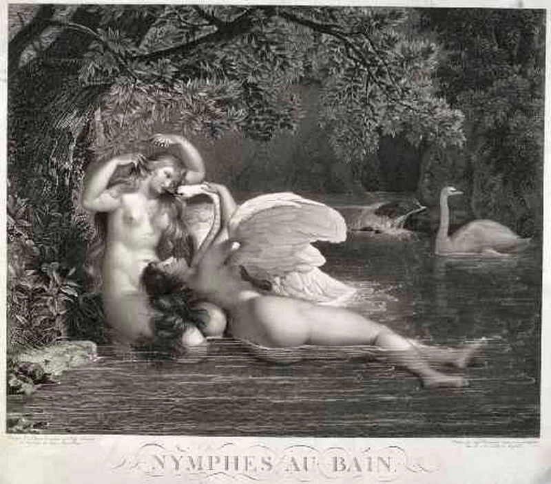 Ninfe al bagno, 1830
